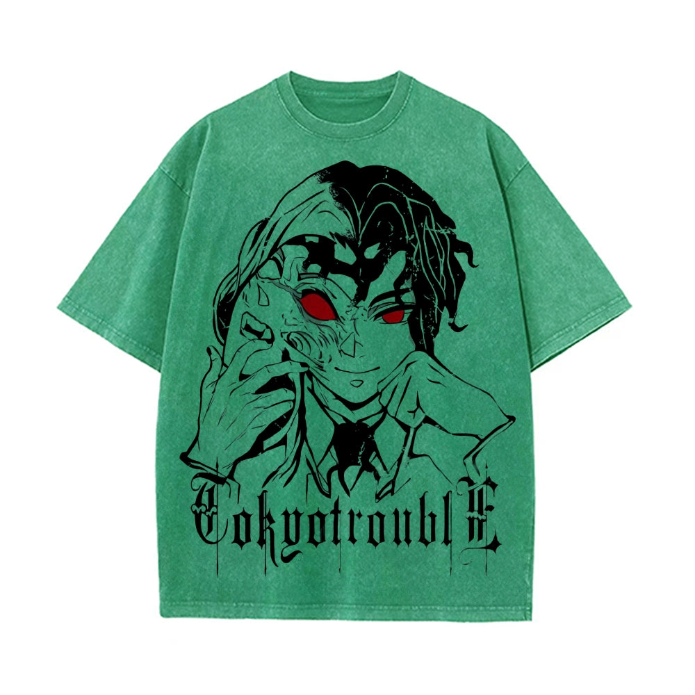 Vintage Oversized T-Shirt Demon Slayer