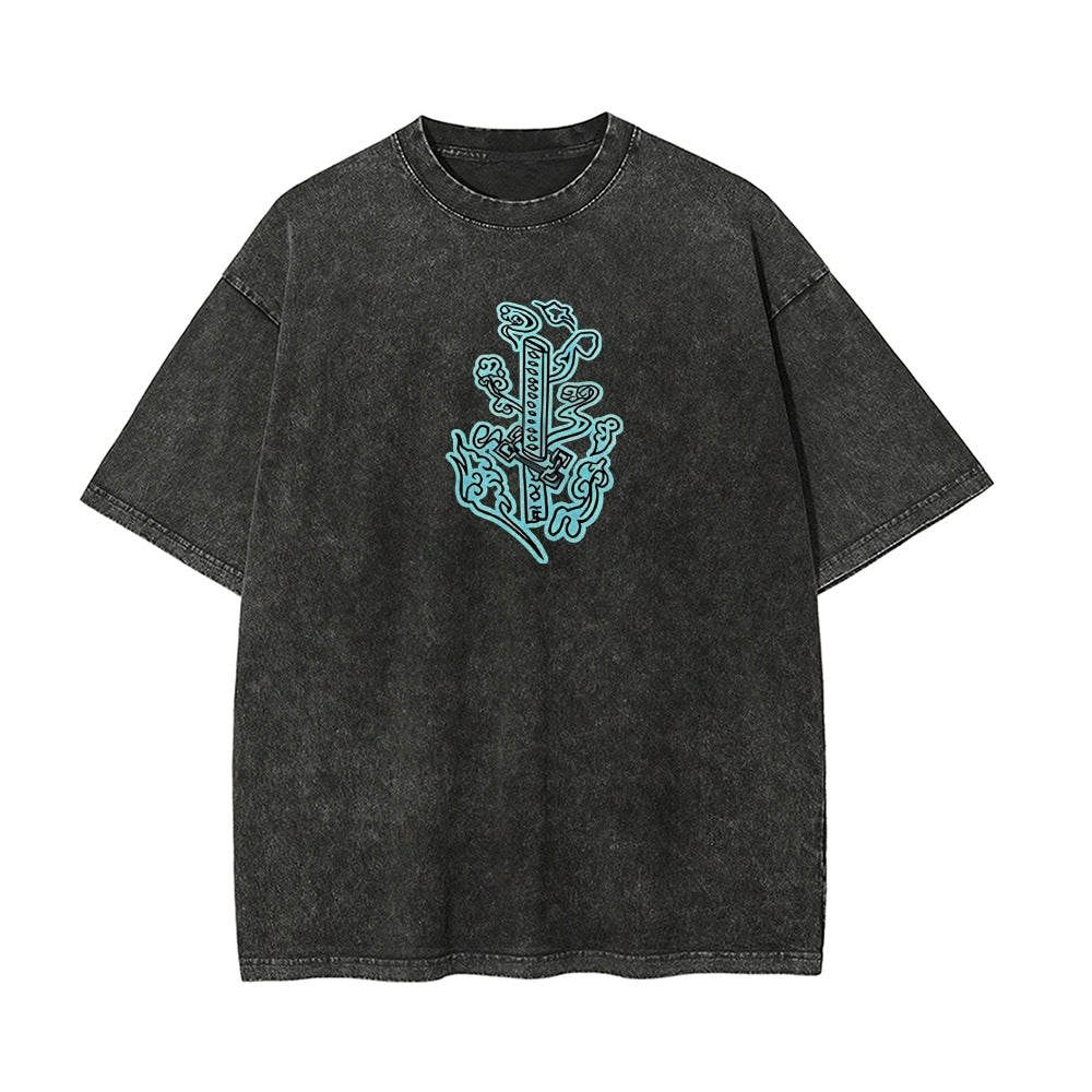Vintage Oversized T-Shirt Demon Slayer