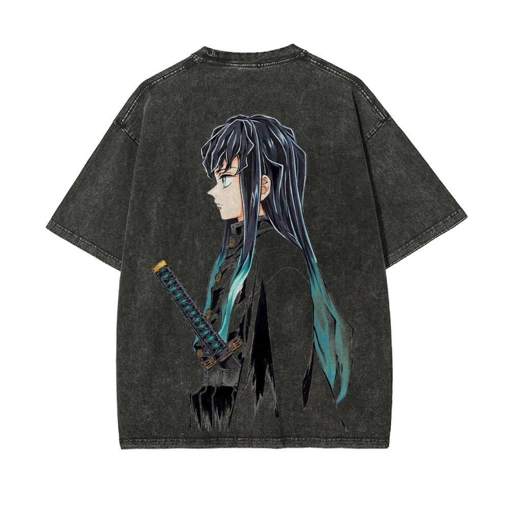Vintage Oversized T-Shirt Demon Slayer