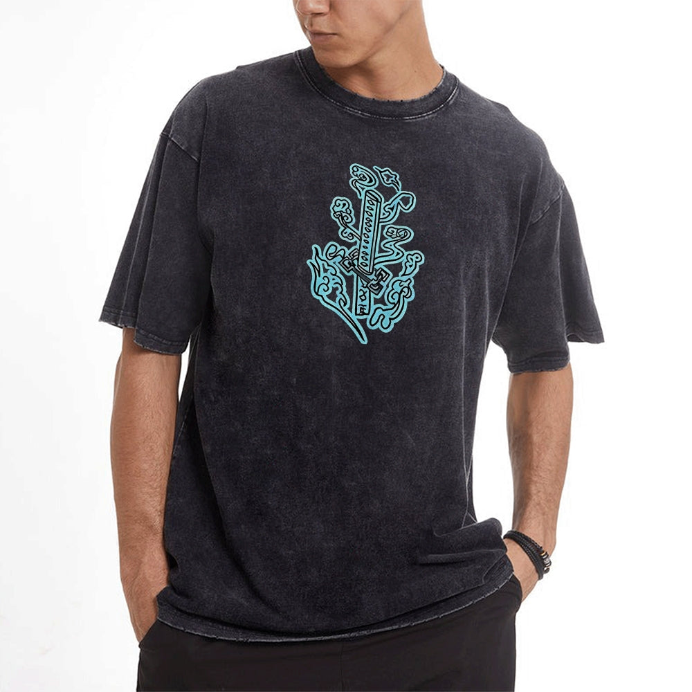 Vintage Oversized T-Shirt Demon Slayer