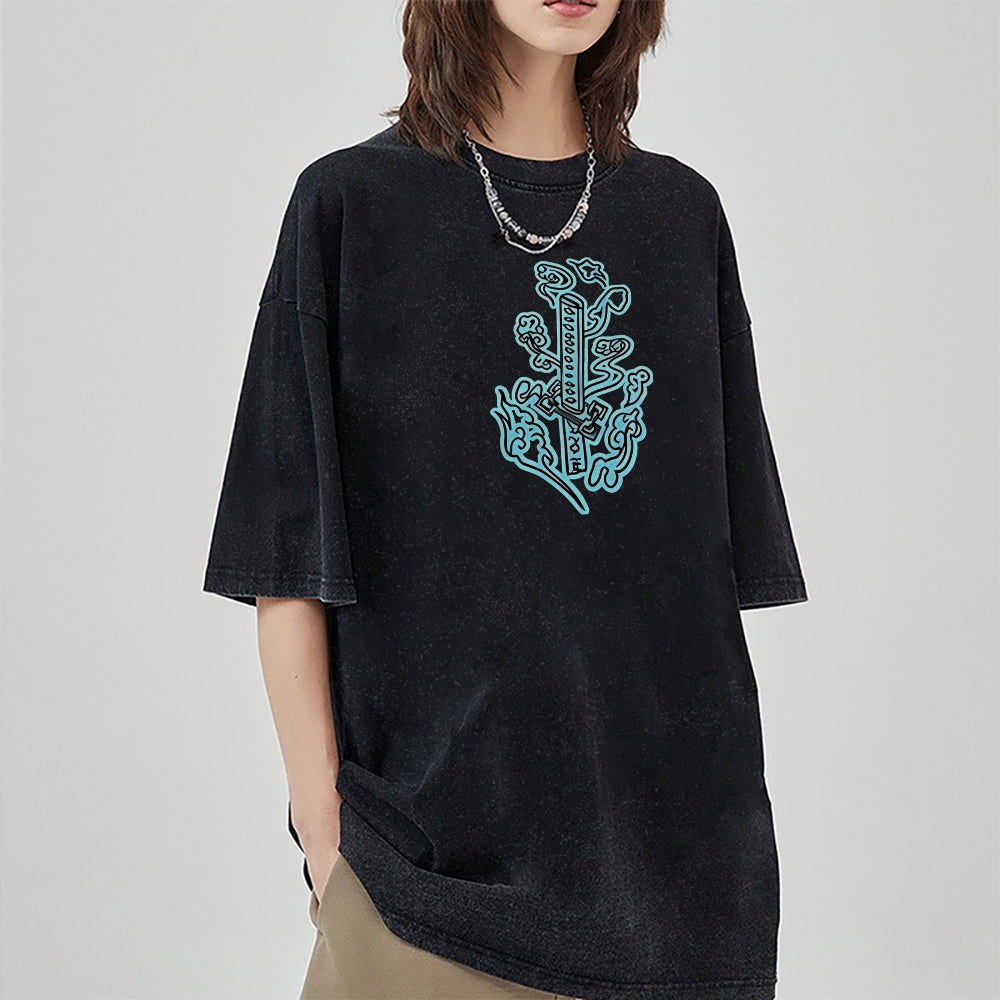 Vintage Oversized T-Shirt Demon Slayer