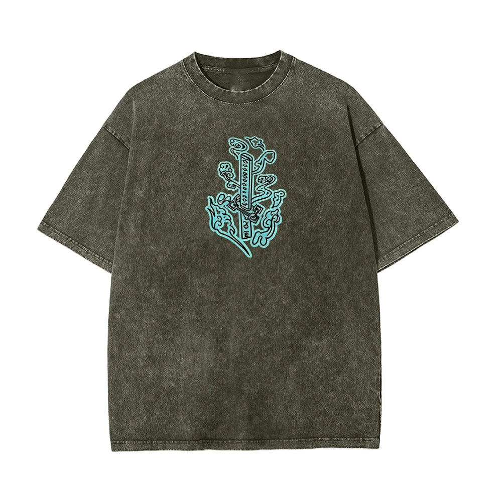 Vintage Oversized T-Shirt Demon Slayer
