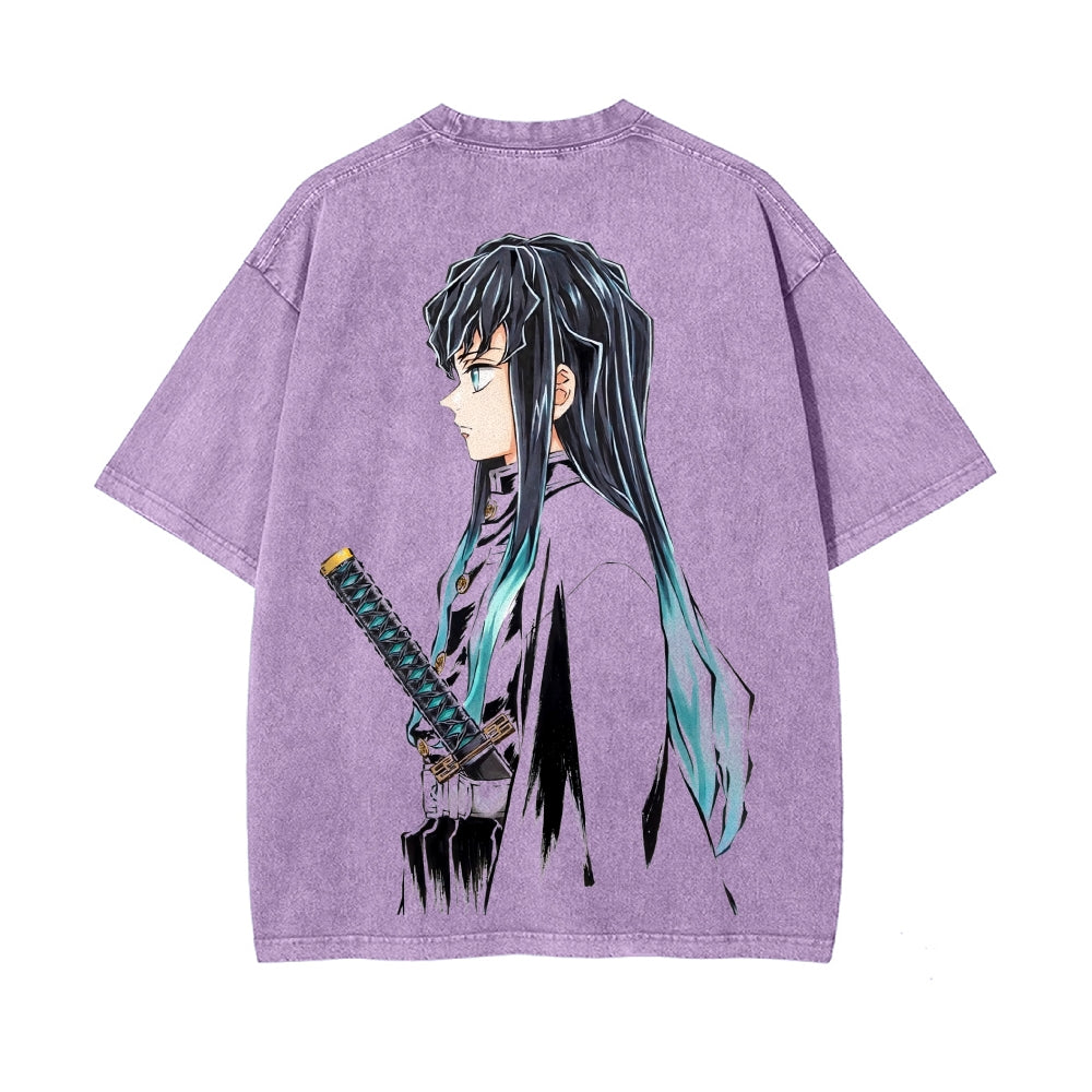 Vintage Oversized T-Shirt Demon Slayer