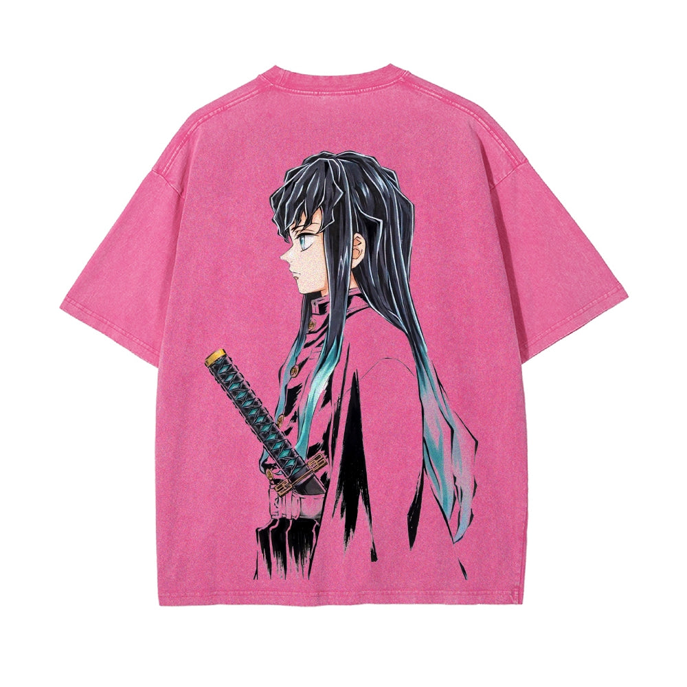 Vintage Oversized T-Shirt Demon Slayer