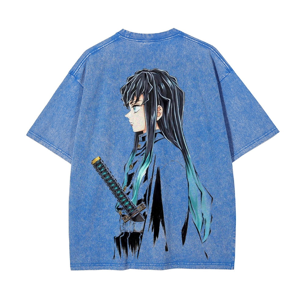 Vintage Oversized T-Shirt Demon Slayer