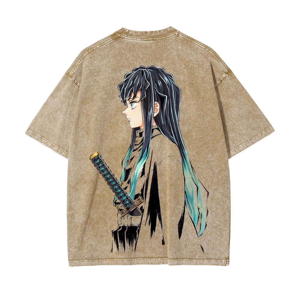 Vintage Oversized T-Shirt Demon Slayer