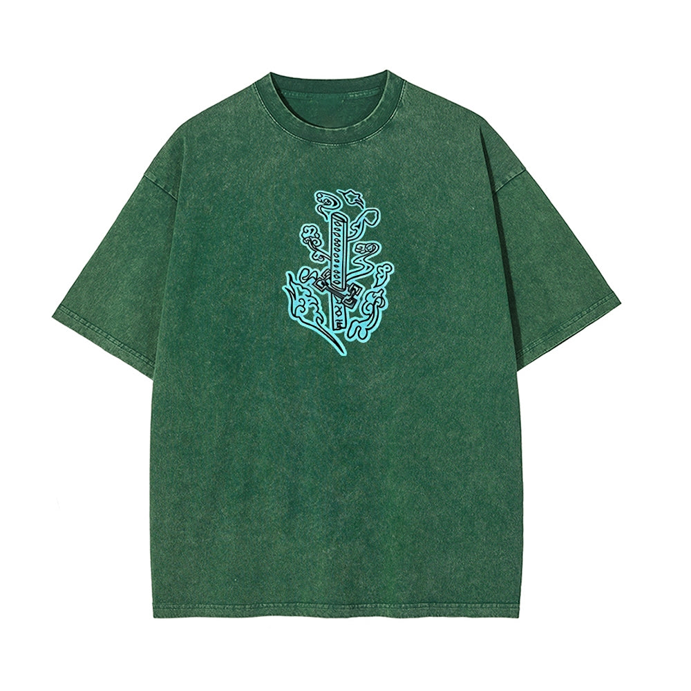 Vintage Oversized T-Shirt Demon Slayer