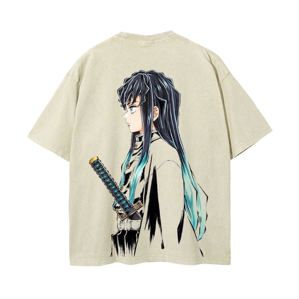 Vintage Oversized T-Shirt Demon Slayer