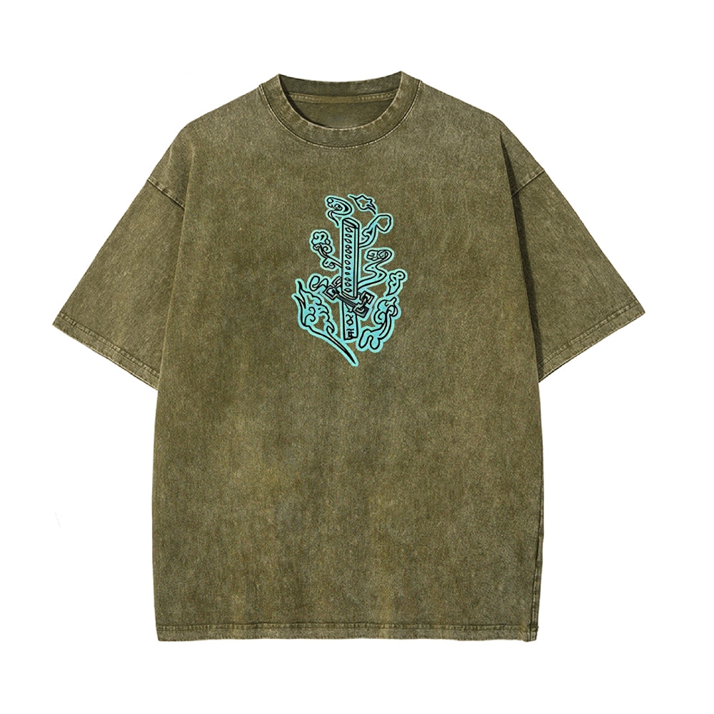 Vintage Oversized T-Shirt Demon Slayer