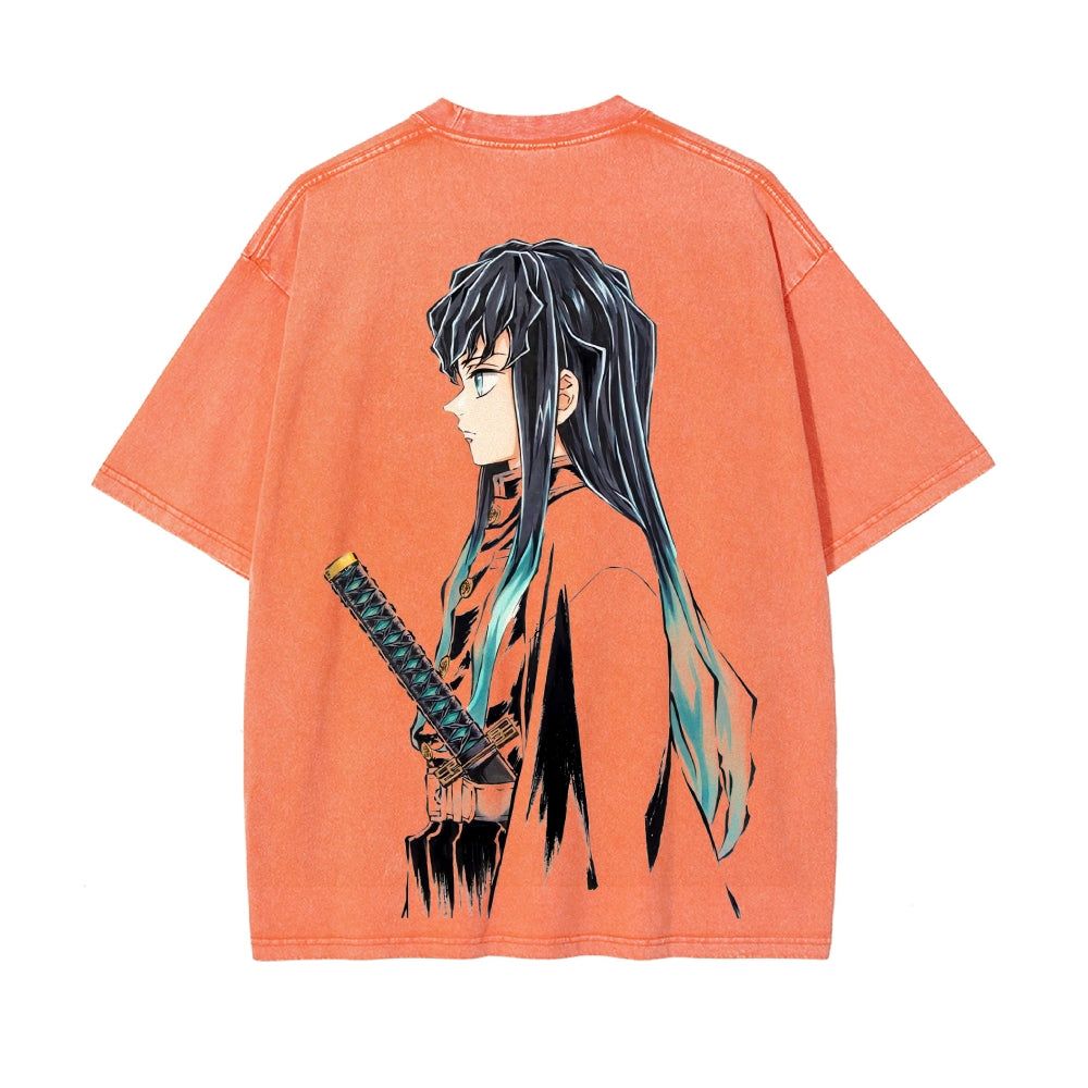 Vintage Oversized T-Shirt Demon Slayer