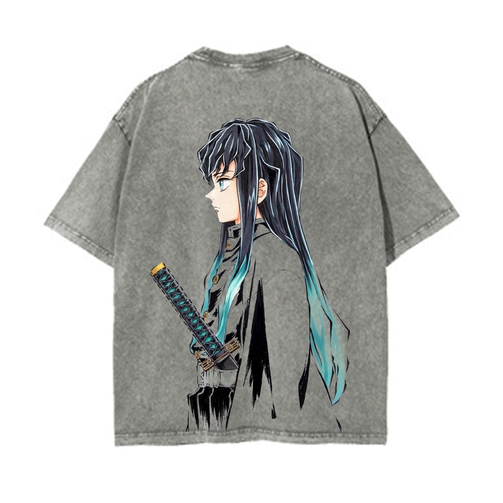 Vintage Oversized T-Shirt Demon Slayer