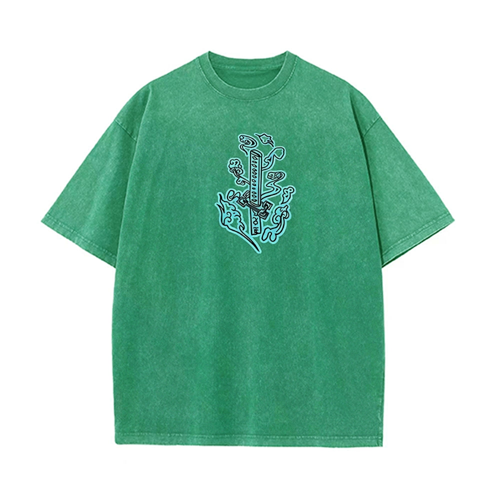 Vintage Oversized T-Shirt Demon Slayer