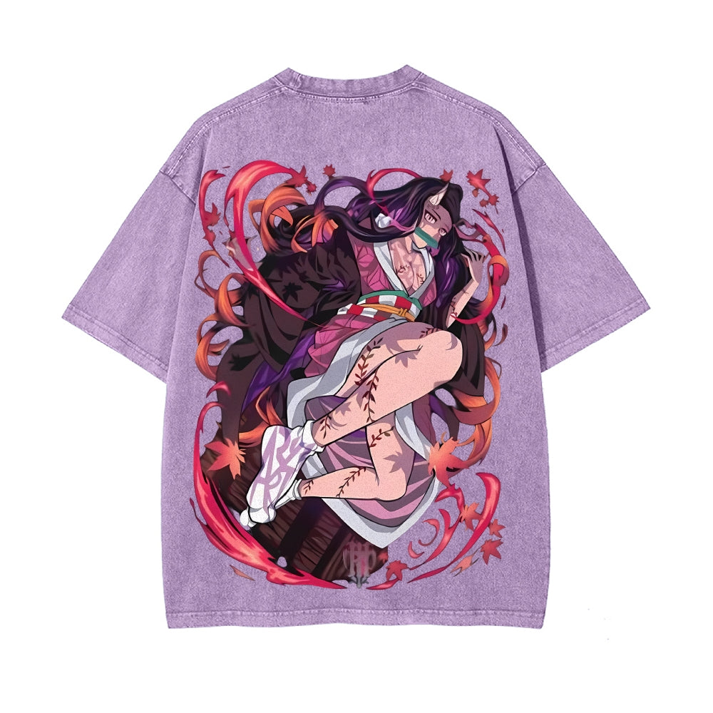 Vintage Oversized T-Shirt Demon Slayer