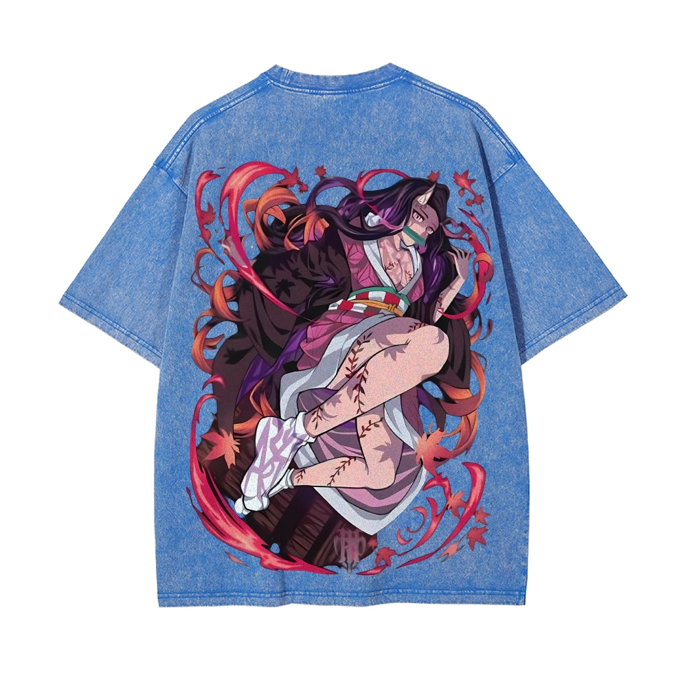 Vintage Oversized T-Shirt Demon Slayer