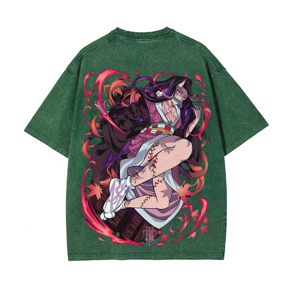 Vintage Oversized T-Shirt Demon Slayer