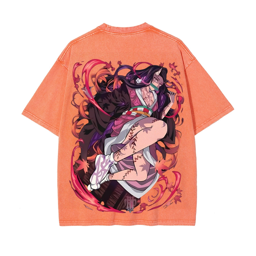 Vintage Oversized T-Shirt Demon Slayer