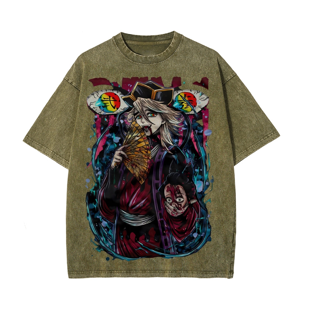 Vintage Oversized T-Shirt Demon Slayer