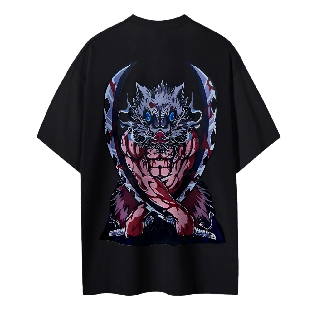 Demon Slayer Cotton Unisex Crew Neck Anime T-Shirt
