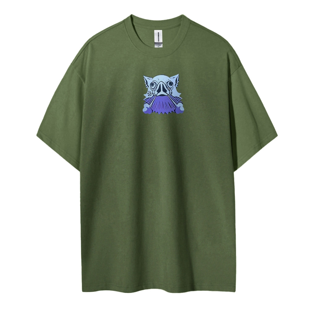 Demon Slayer Cotton Unisex Crew Neck Anime T-Shirt