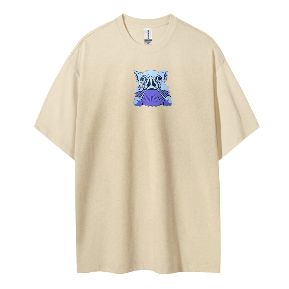 Demon Slayer Cotton Unisex Crew Neck Anime T-Shirt