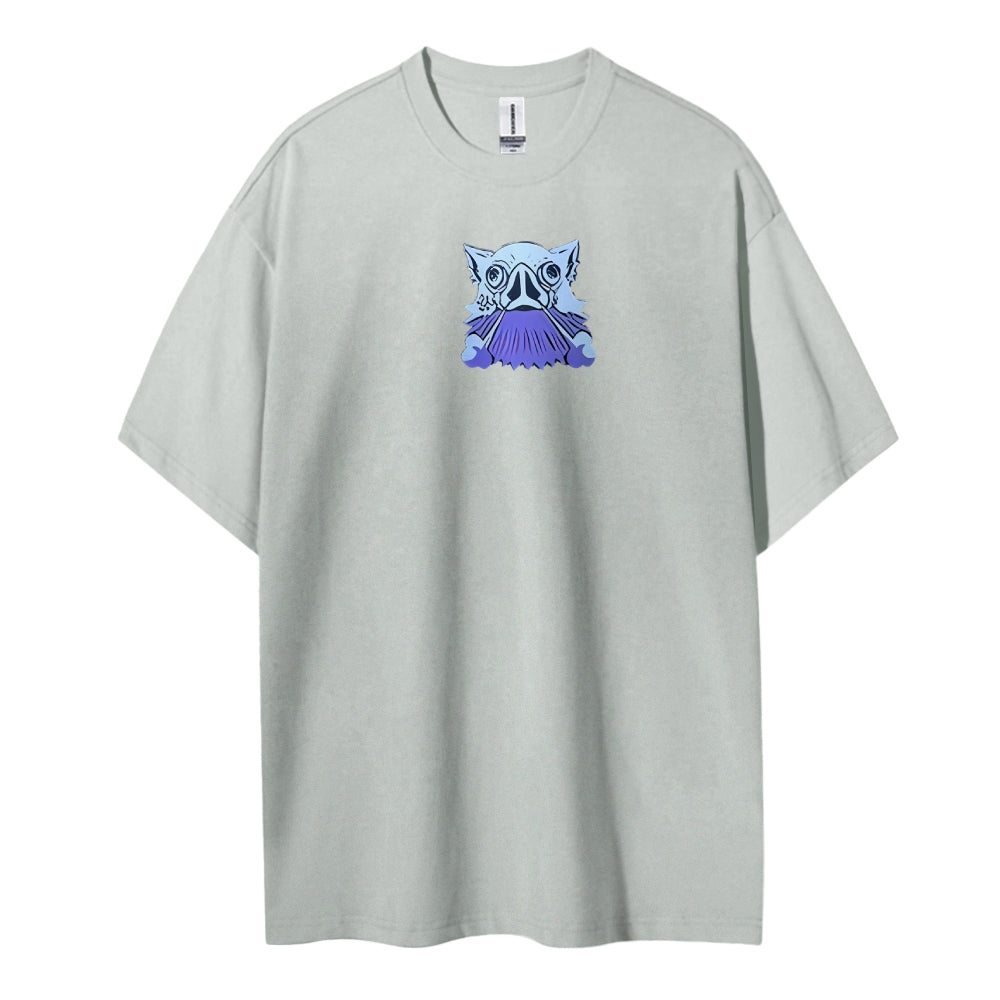Demon Slayer Cotton Unisex Crew Neck Anime T-Shirt