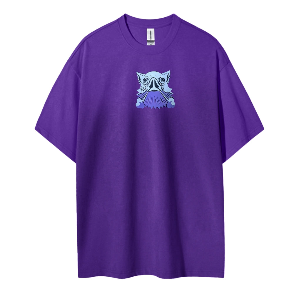 Demon Slayer Cotton Unisex Crew Neck Anime T-Shirt