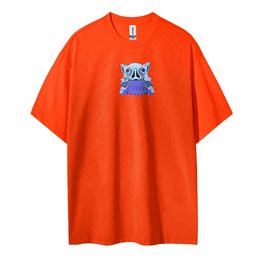 Demon Slayer Cotton Unisex Crew Neck Anime T-Shirt