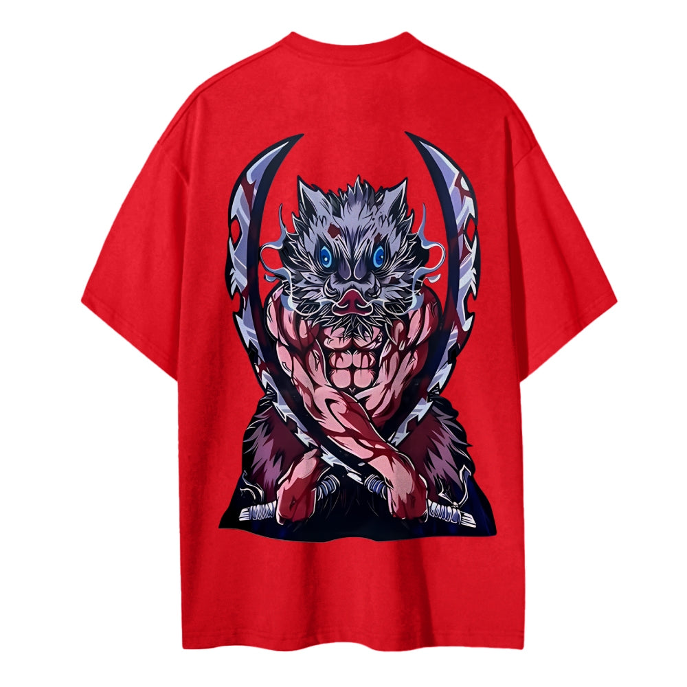 Demon Slayer Cotton Unisex Crew Neck Anime T-Shirt