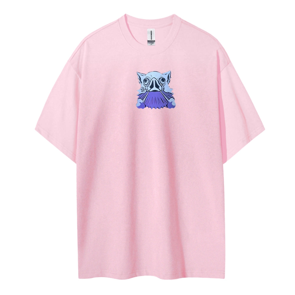 Demon Slayer Cotton Unisex Crew Neck Anime T-Shirt