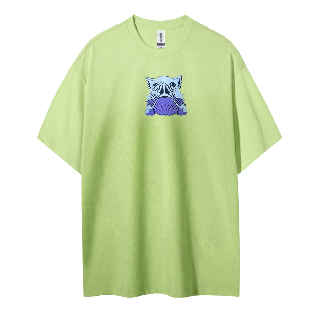 Demon Slayer Cotton Unisex Crew Neck Anime T-Shirt