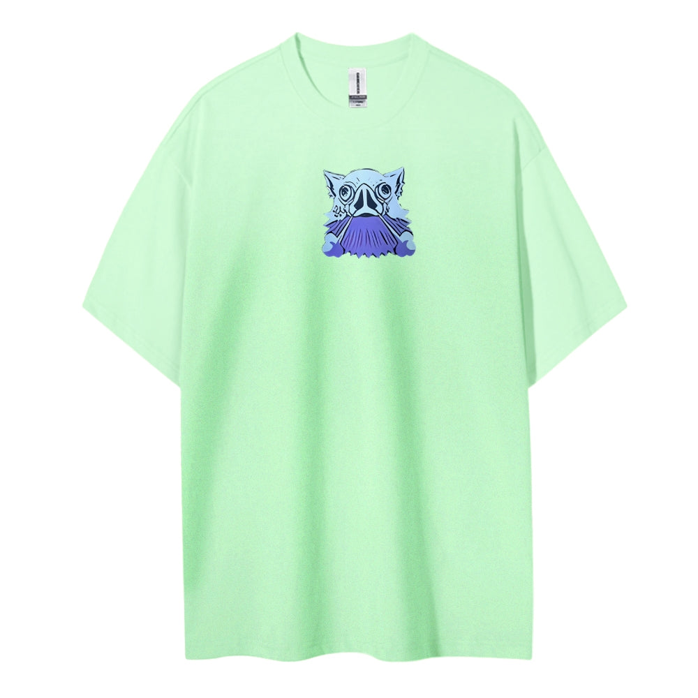 Demon Slayer Cotton Unisex Crew Neck Anime T-Shirt