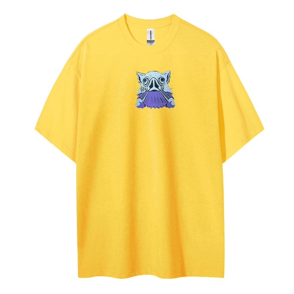 Demon Slayer Cotton Unisex Crew Neck Anime T-Shirt