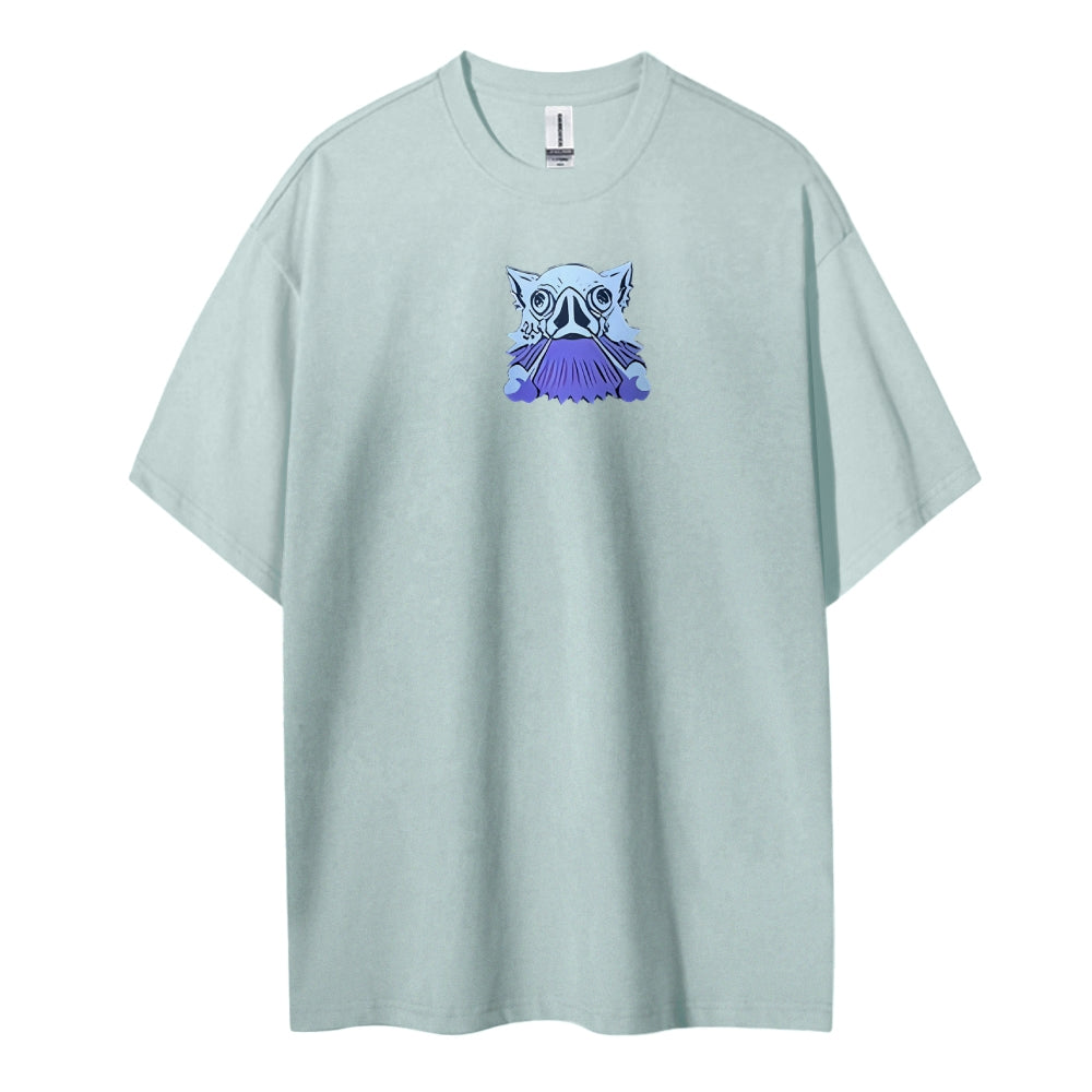 Demon Slayer Cotton Unisex Crew Neck Anime T-Shirt