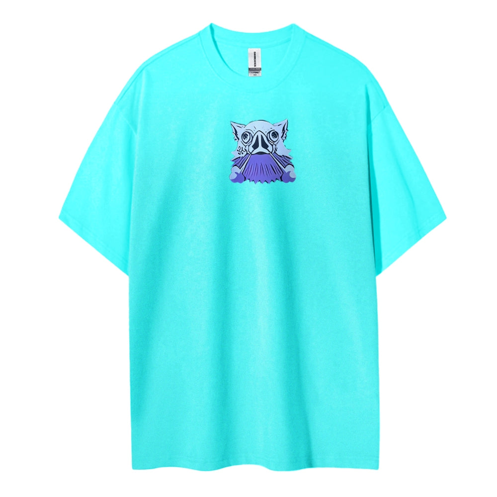 Demon Slayer Cotton Unisex Crew Neck Anime T-Shirt