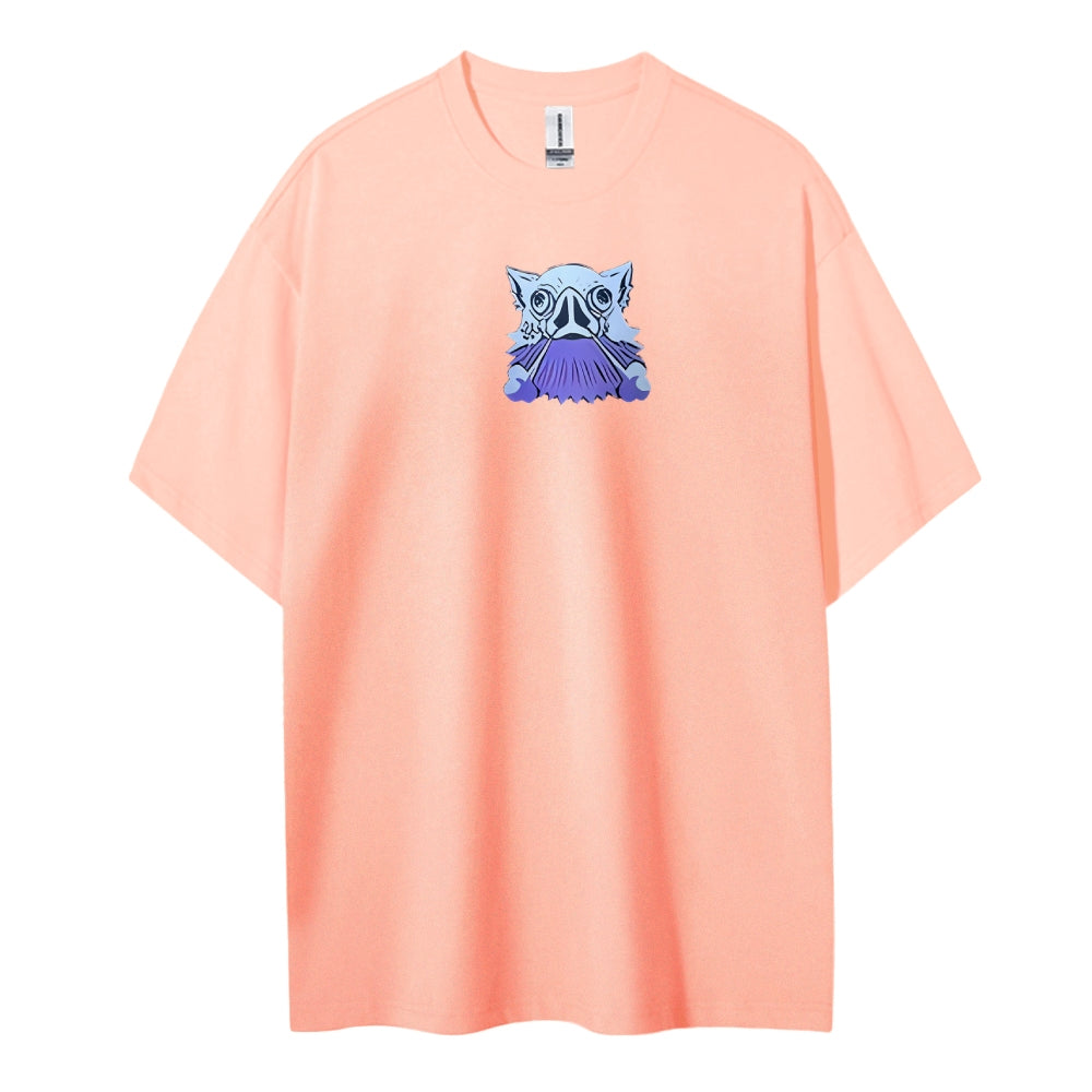 Demon Slayer Cotton Unisex Crew Neck Anime T-Shirt