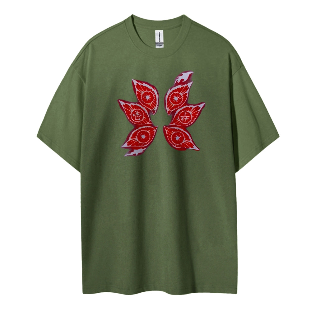 Demon Slayer Cotton Unisex Crew Neck Anime T-Shirt