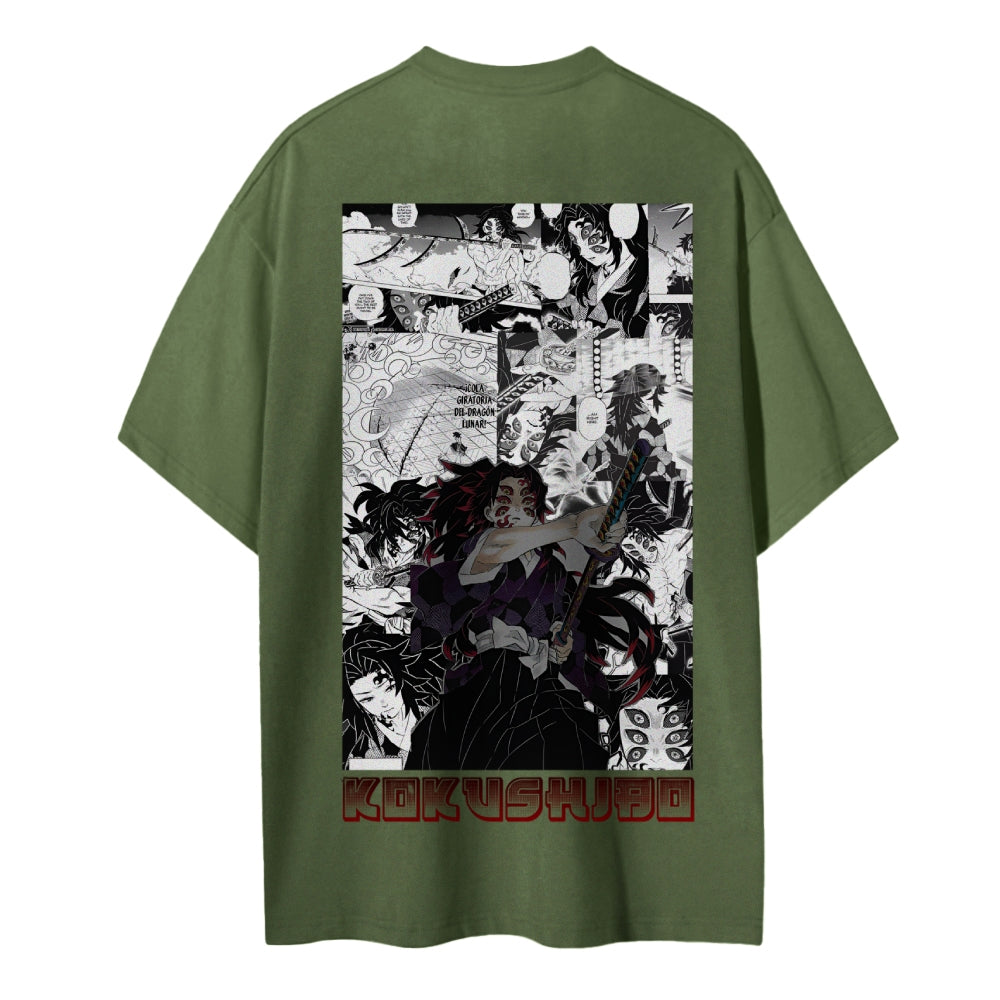 Demon Slayer Cotton Unisex Crew Neck Anime T-Shirt