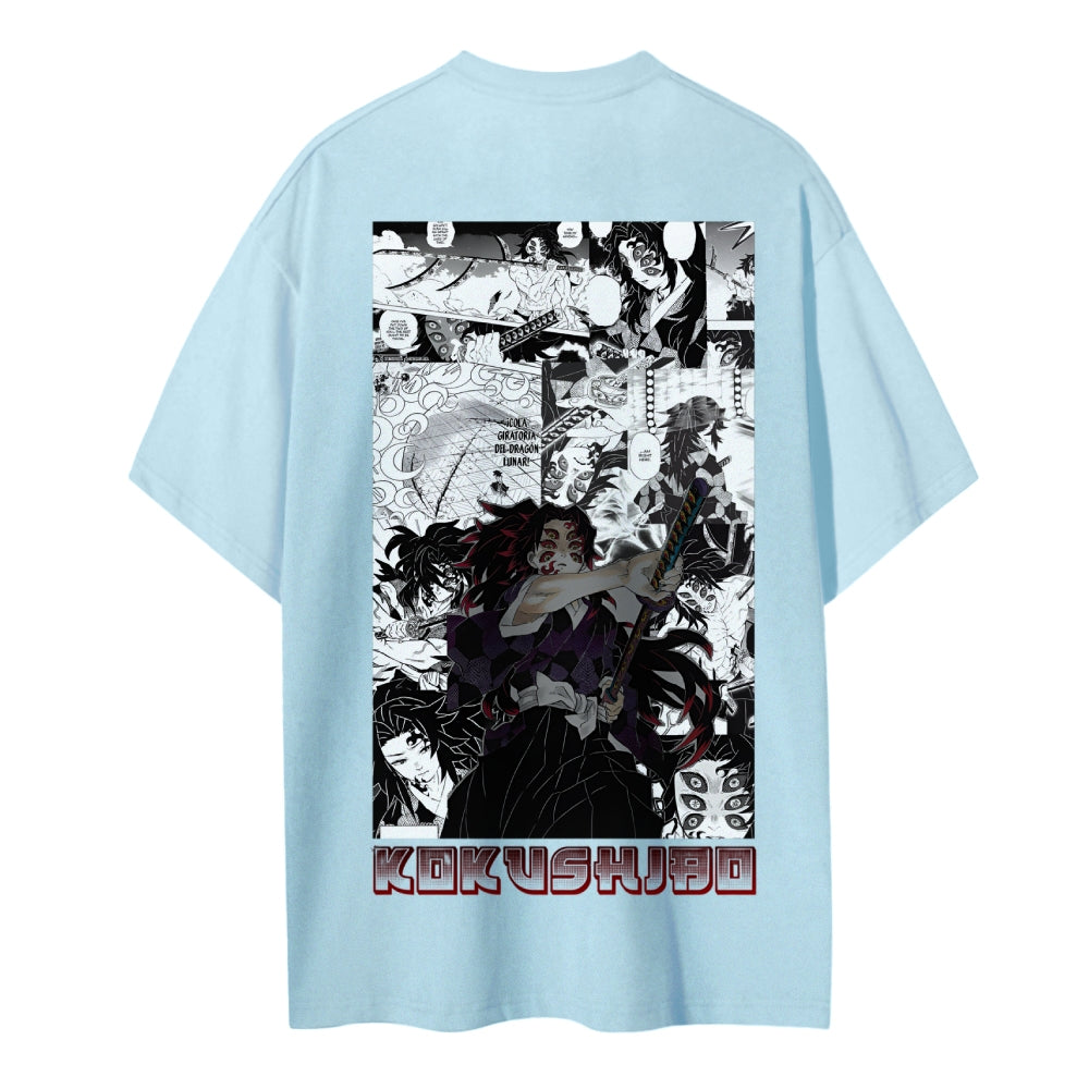 Demon Slayer Cotton Unisex Crew Neck Anime T-Shirt