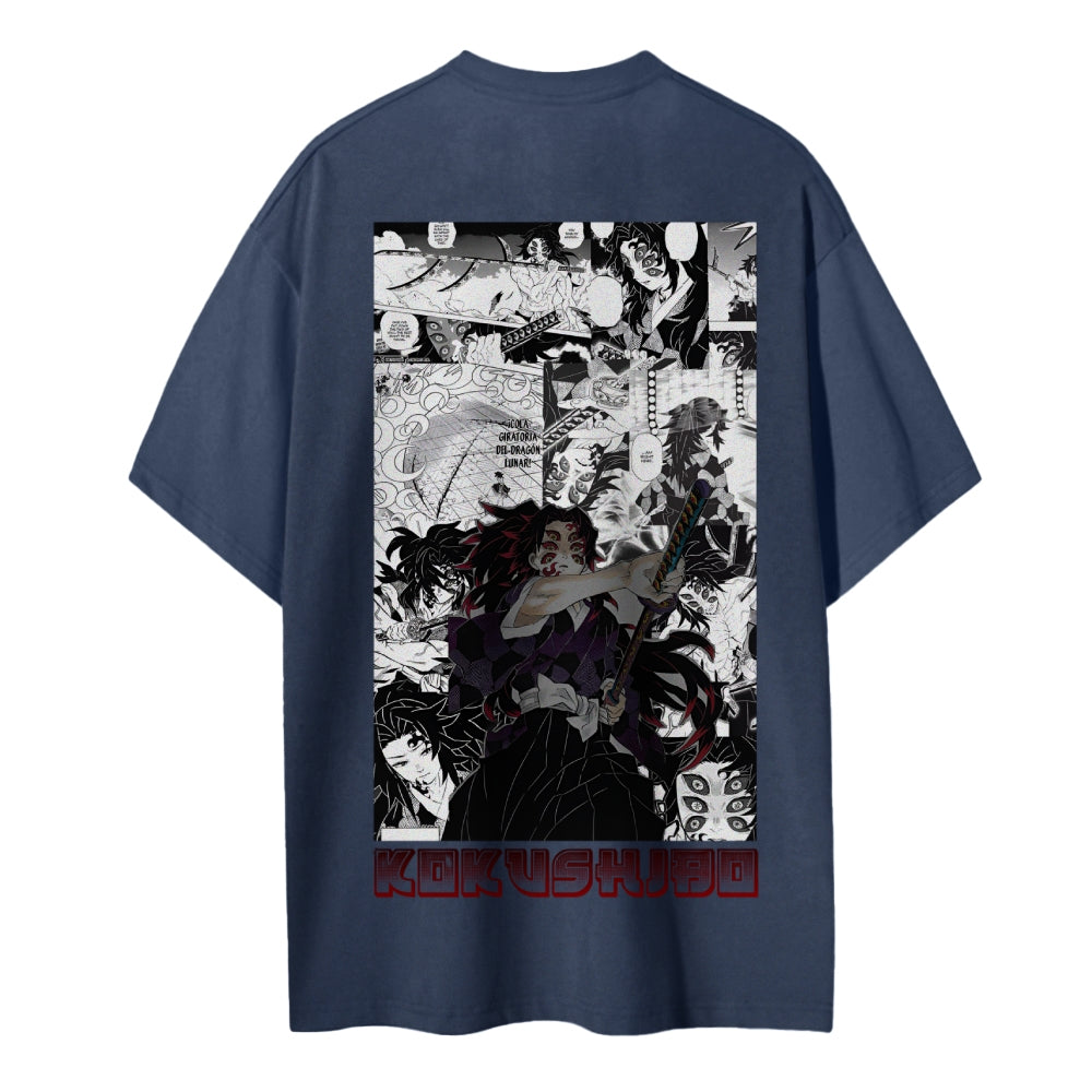 Demon Slayer Cotton Unisex Crew Neck Anime T-Shirt