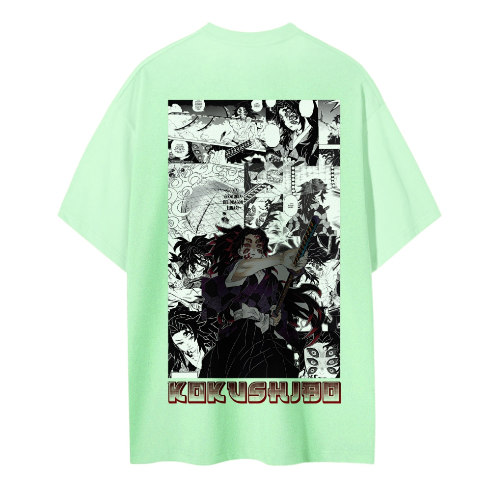 Demon Slayer Cotton Unisex Crew Neck Anime T-Shirt