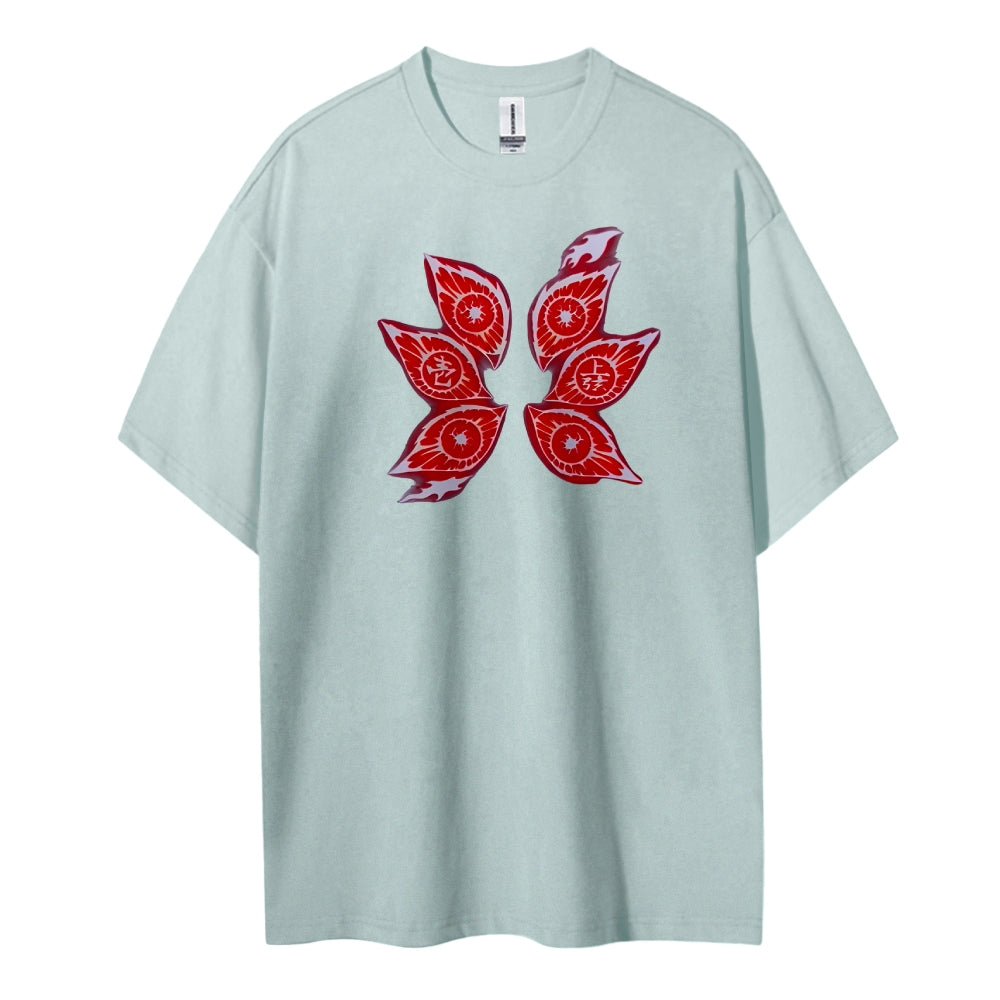 Demon Slayer Cotton Unisex Crew Neck Anime T-Shirt