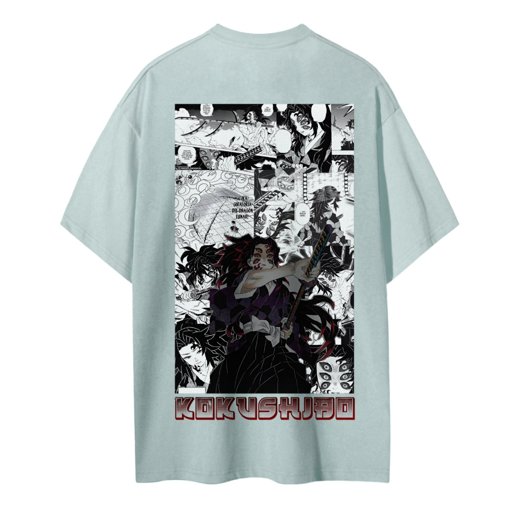 Demon Slayer Cotton Unisex Crew Neck Anime T-Shirt