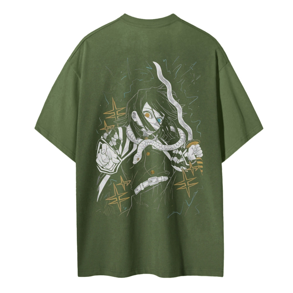 Demon Slayer Cotton Unisex Crew Neck Anime T-Shirt