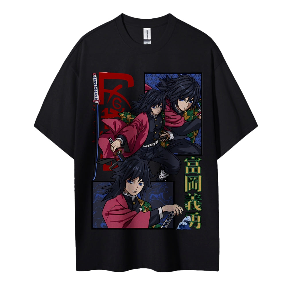 Demon Slayer Cotton Unisex Crew Neck Anime T-Shirt
