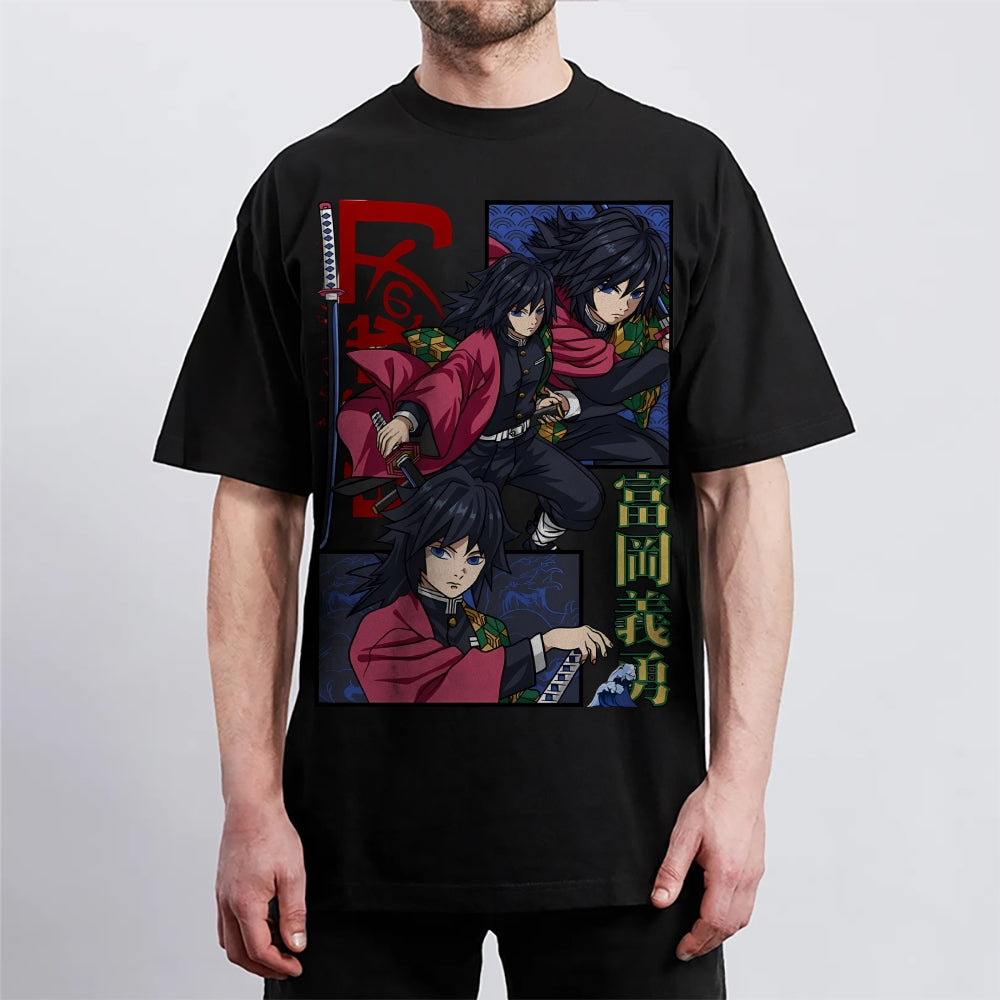 Demon Slayer Cotton Unisex Crew Neck Anime T-Shirt