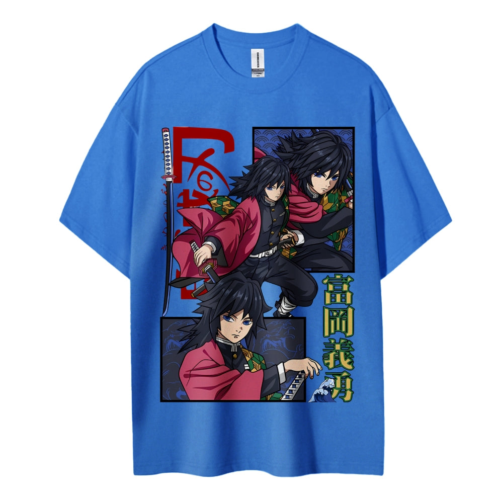 Demon Slayer Cotton Unisex Crew Neck Anime T-Shirt