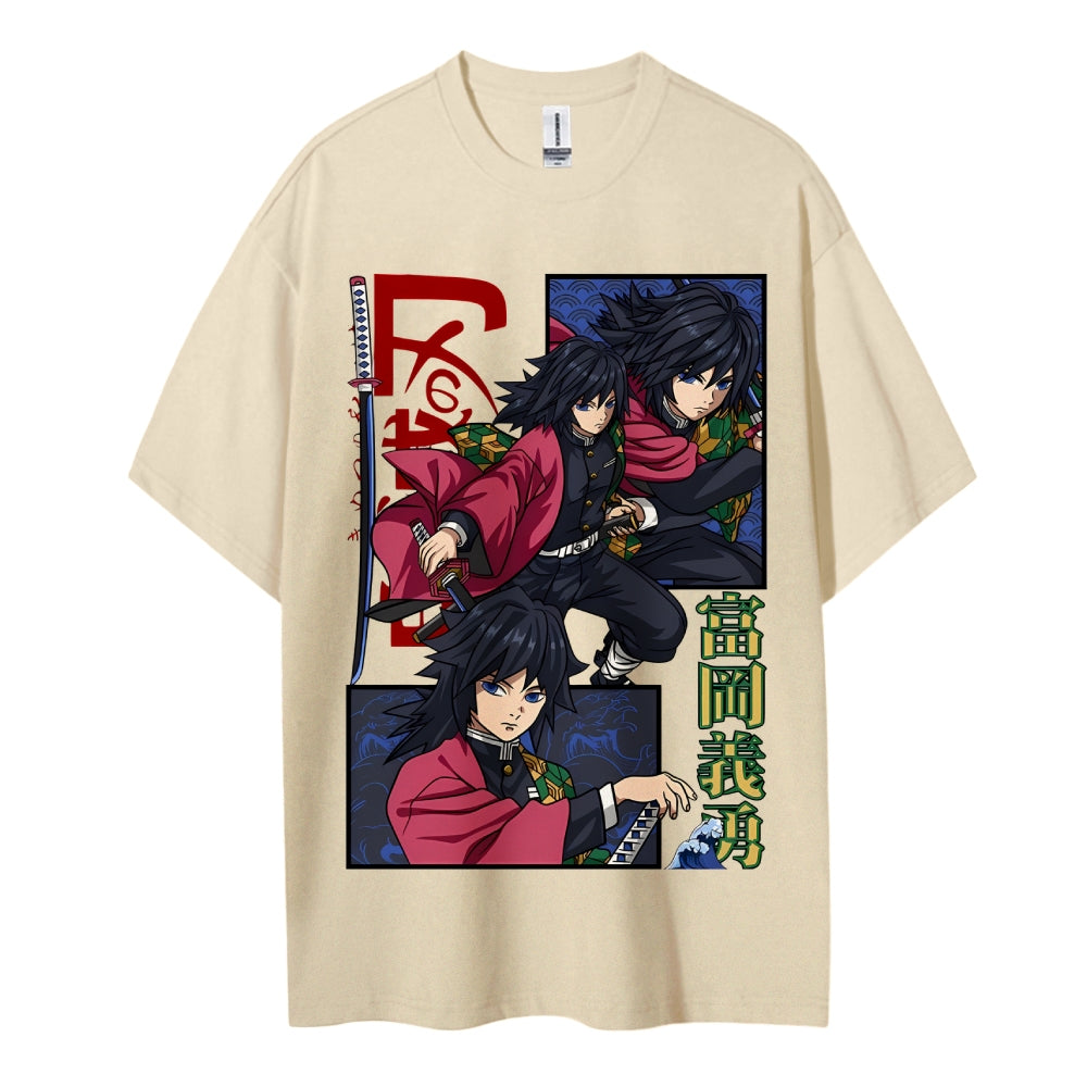 Demon Slayer Cotton Unisex Crew Neck Anime T-Shirt
