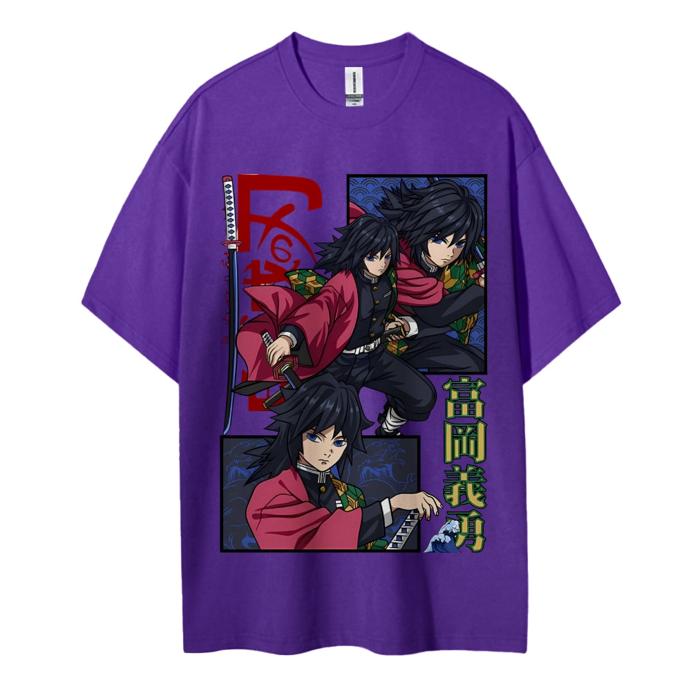 Demon Slayer Cotton Unisex Crew Neck Anime T-Shirt