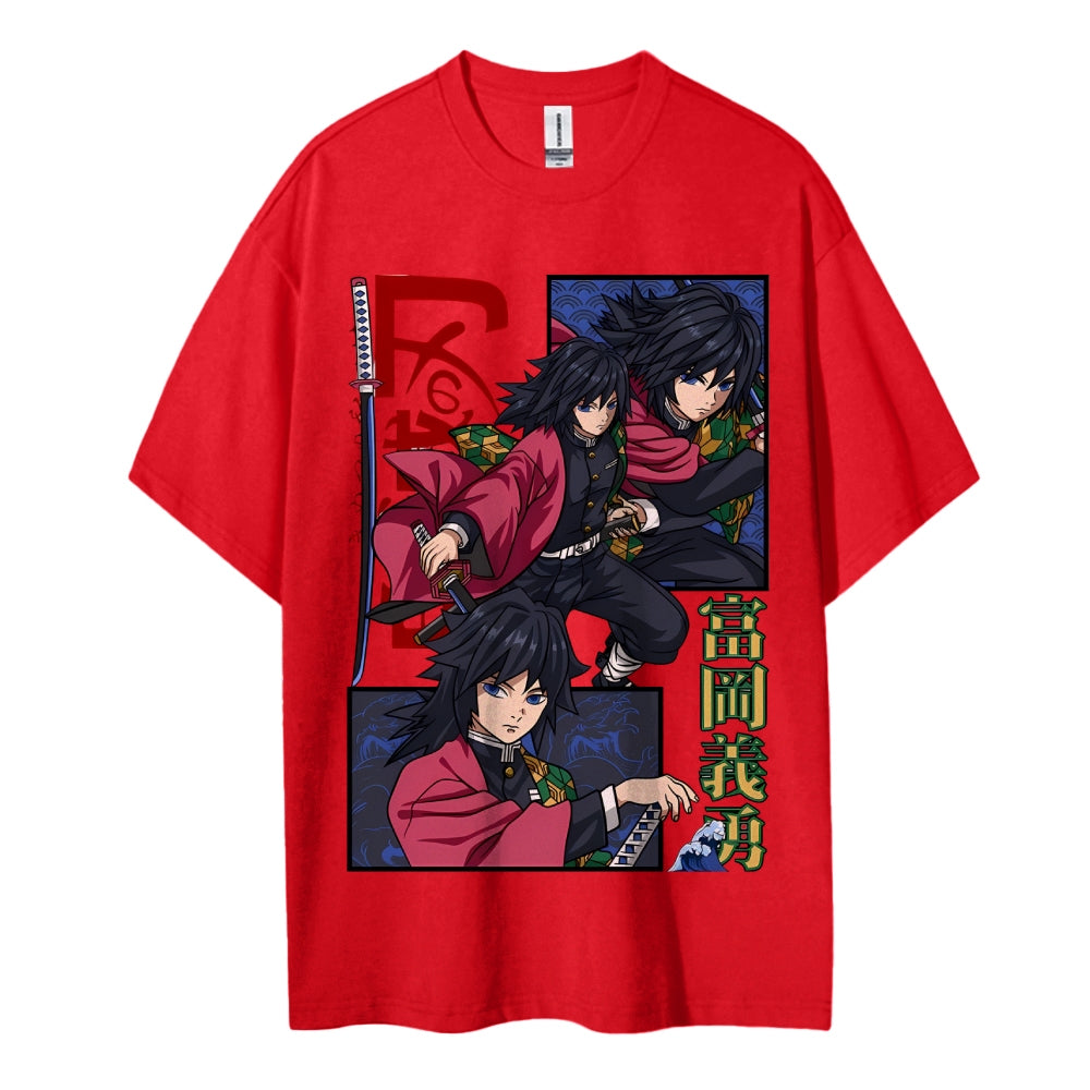Demon Slayer Cotton Unisex Crew Neck Anime T-Shirt