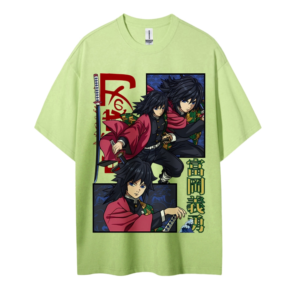 Demon Slayer Cotton Unisex Crew Neck Anime T-Shirt